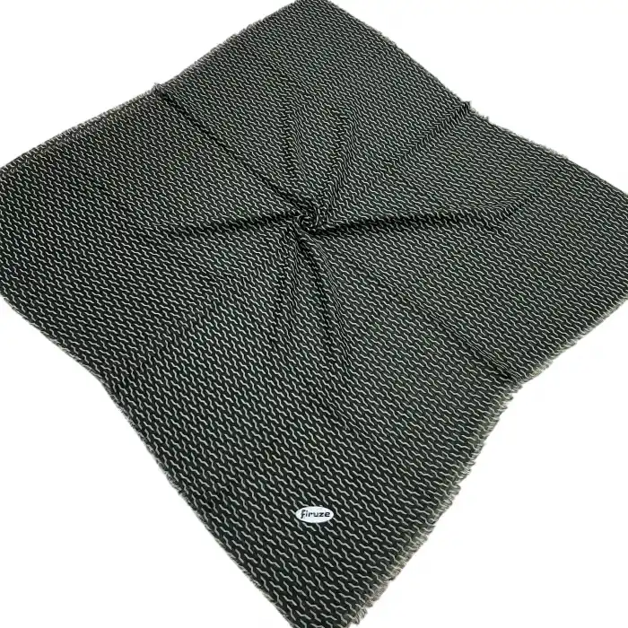 Firuze Flamlı Koton Eşarp (FE514-04)