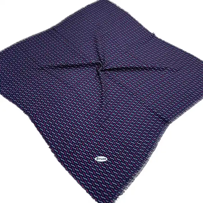 Firuze Flamlı Koton Eşarp (FE514-06)