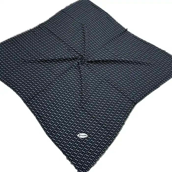 Firuze Flamlı Koton Eşarp (FE514-07)