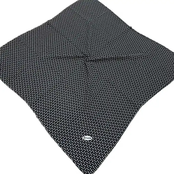 Firuze Flamlı Koton Eşarp (FE514-08)