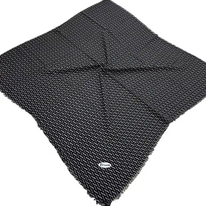 Firuze Flamlı Koton Eşarp (FE514-11)