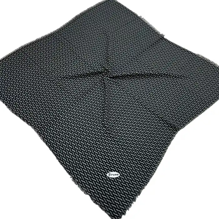 Firuze Flamlı Koton Eşarp (FE514-13)