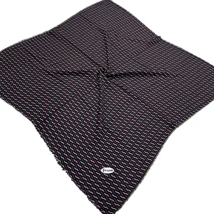 Firuze Flamlı Koton Eşarp (FE514-20)