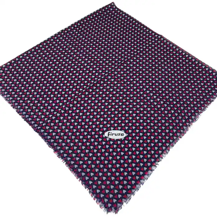 Firuze Flamlı Koton Eşarp (FE515-05)