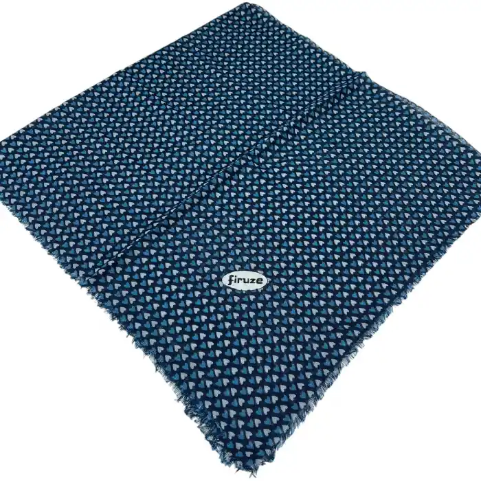 Firuze Flamlı Koton Eşarp (FE515-10)
