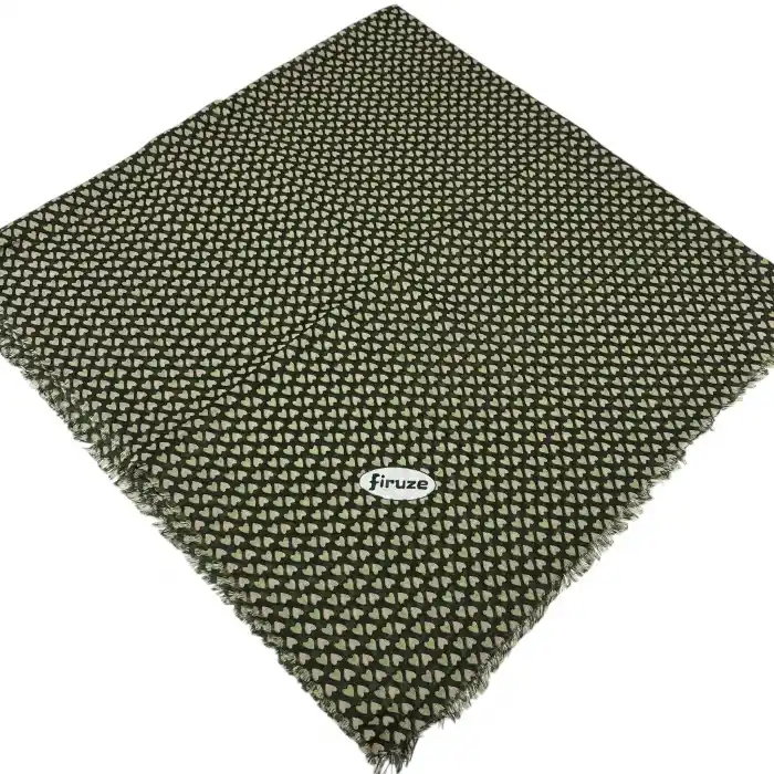 Firuze Flamlı Koton Eşarp (FE515-12)