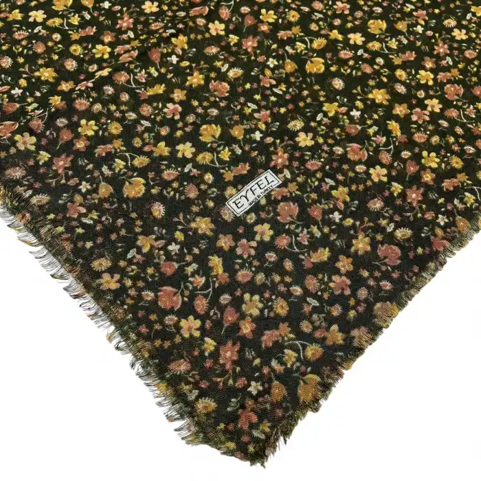 Eyfel Flamlı Koton Eşarp (FE519-02)