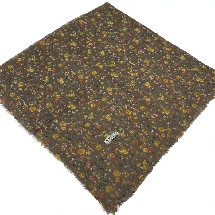 Eyfel Flamlı Koton Eşarp (FE519-08)