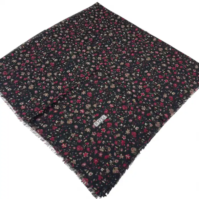 Eyfel Flamlı Koton Eşarp (FE519-09)