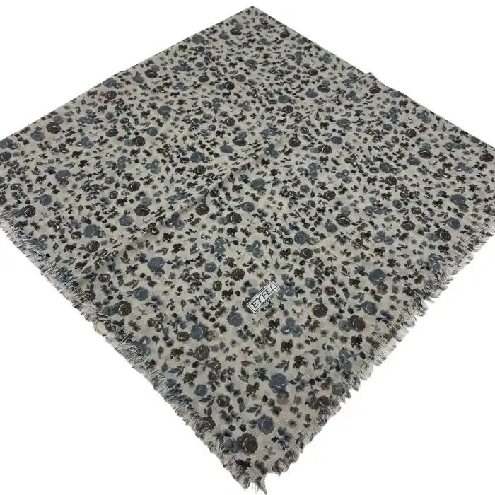 Eyfel Flamlı Koton Eşarp (FE519-10)