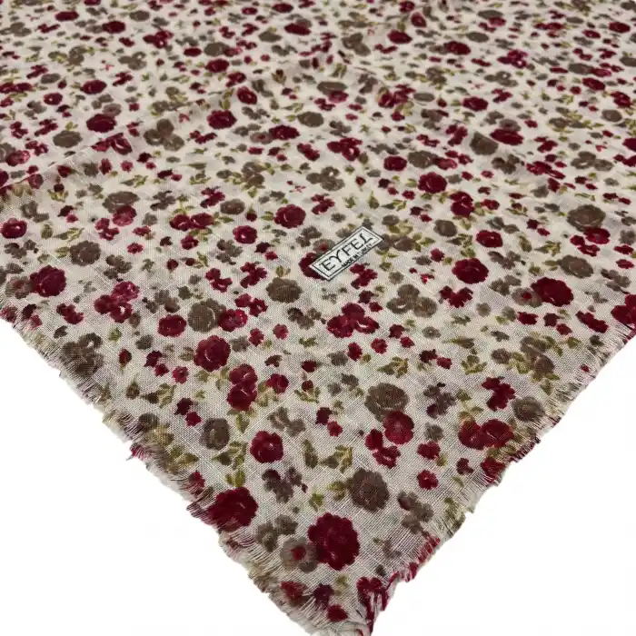 Eyfel Flamlı Koton Eşarp (FE519-11)