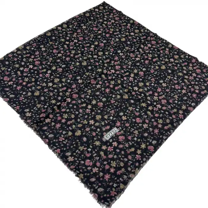 Eyfel Flamlı Koton Eşarp (FE520-01)