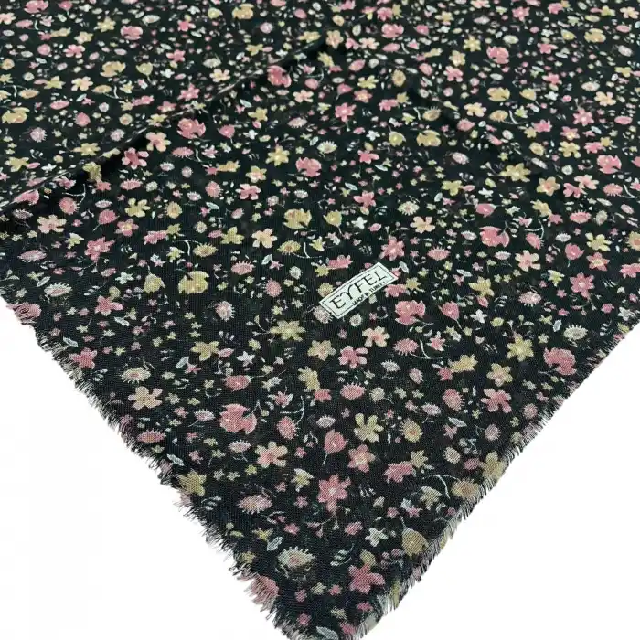 Eyfel Flamlı Koton Eşarp (FE520-01)