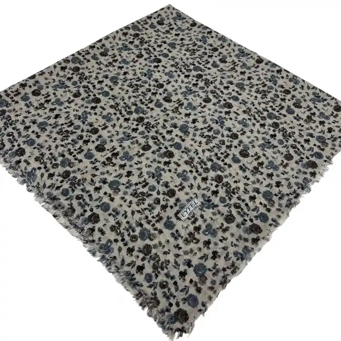 Eyfel Flamlı Koton Eşarp (FE520-02)