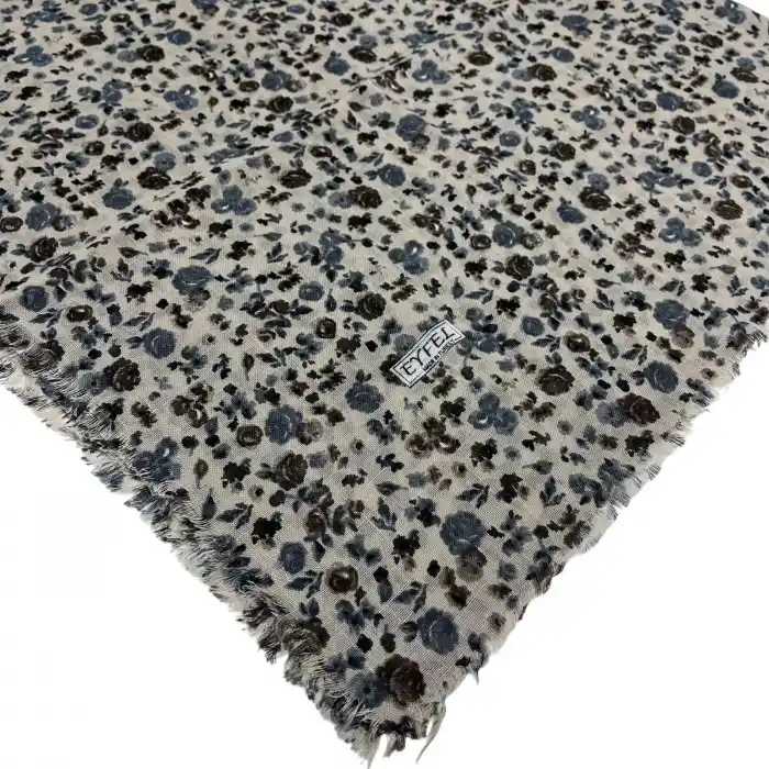 Eyfel Flamlı Koton Eşarp (FE520-02)