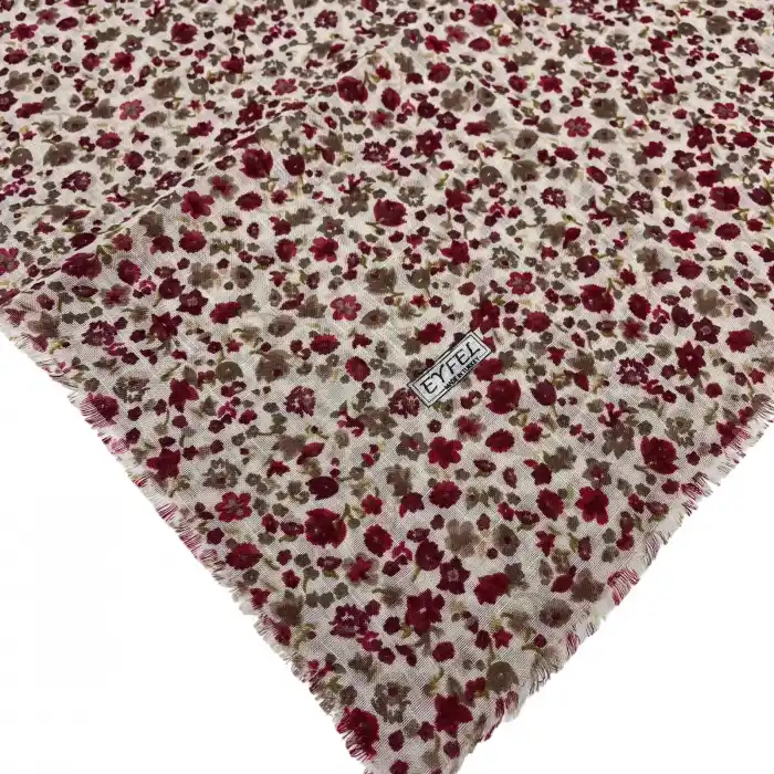 Eyfel Flamlı Koton Eşarp (FE520-03)