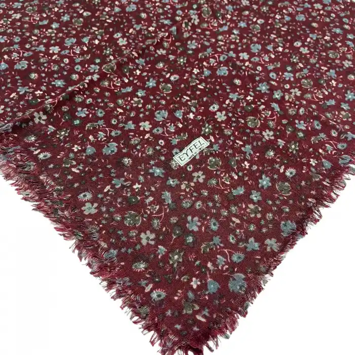 Eyfel Flamlı Koton Eşarp (FE520-08)
