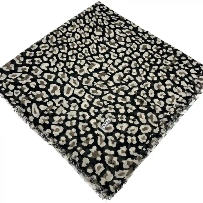 Eyfel Dimi Pamuk Eşarp Leopar Serisi (FE526-01)