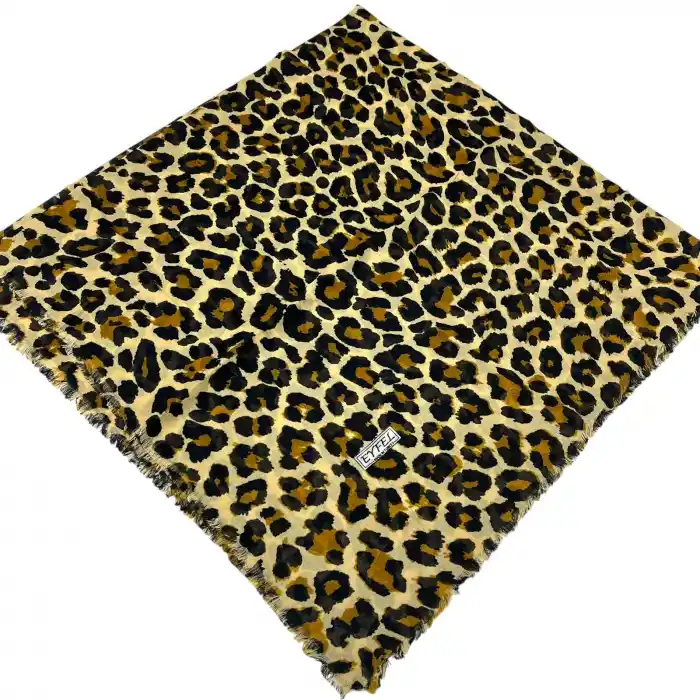Eyfel Dimi Pamuk Eşarp Leopar Serisi (FE526-02)
