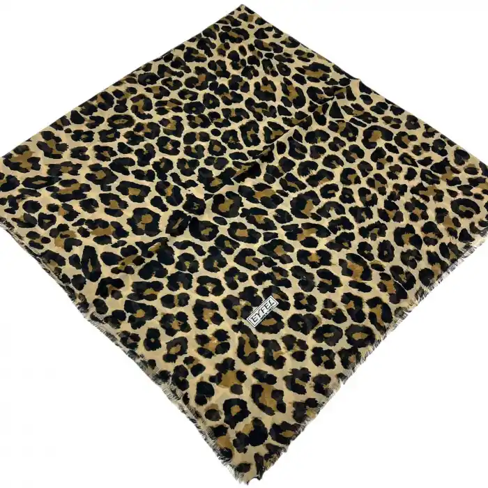 Eyfel Dimi Pamuk Eşarp Leopar Serisi (FE526-03)