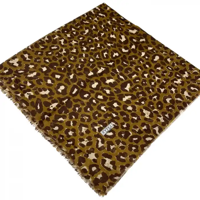 Eyfel Dimi Pamuk Eşarp Leopar Serisi (FE526-04)