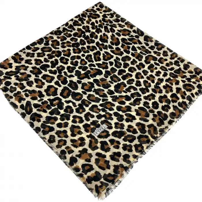 Eyfel Dimi Pamuk Eşarp Leopar Serisi (FE526-06)