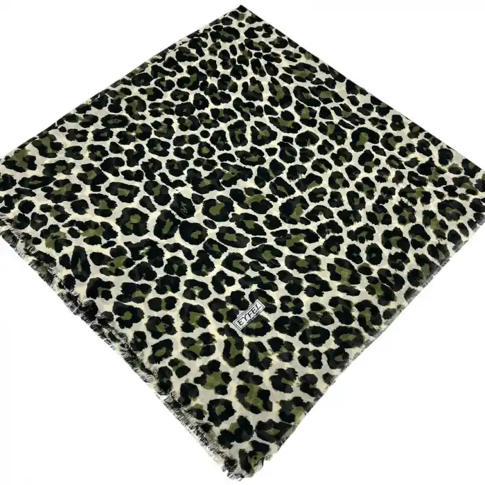 Eyfel Dimi Pamuk Eşarp Leopar Serisi (FE526-09)