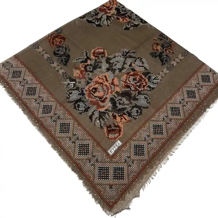 Eyfel Dimi Pamuk Eşarp (FE529-04)