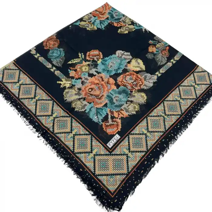 Eyfel Dimi Pamuk Eşarp (FE529-05)