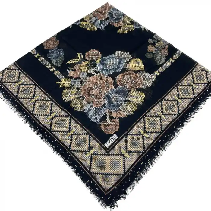 Eyfel Dimi Pamuk Eşarp (FE529-16)