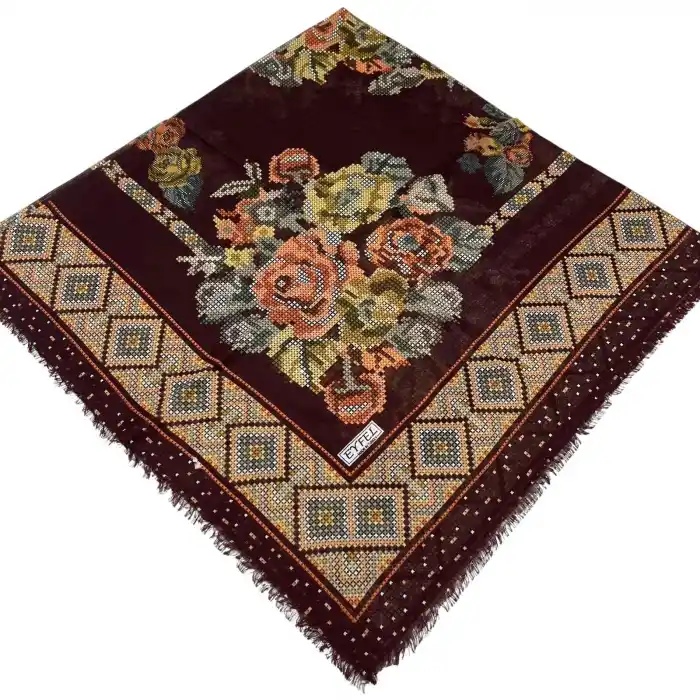 Eyfel Dimi Pamuk Eşarp (FE529-17)