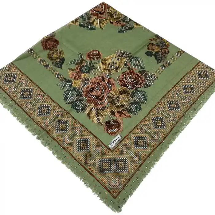 Eyfel Dimi Pamuk Eşarp (FE529-19)