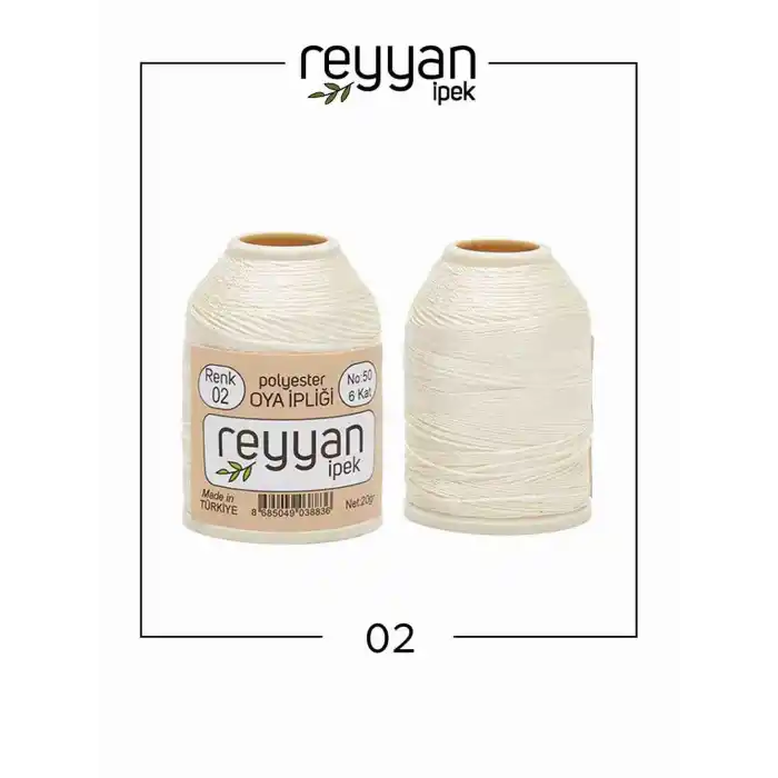 Reyyan İpek 20 gr. Polyester Oya İpi-002