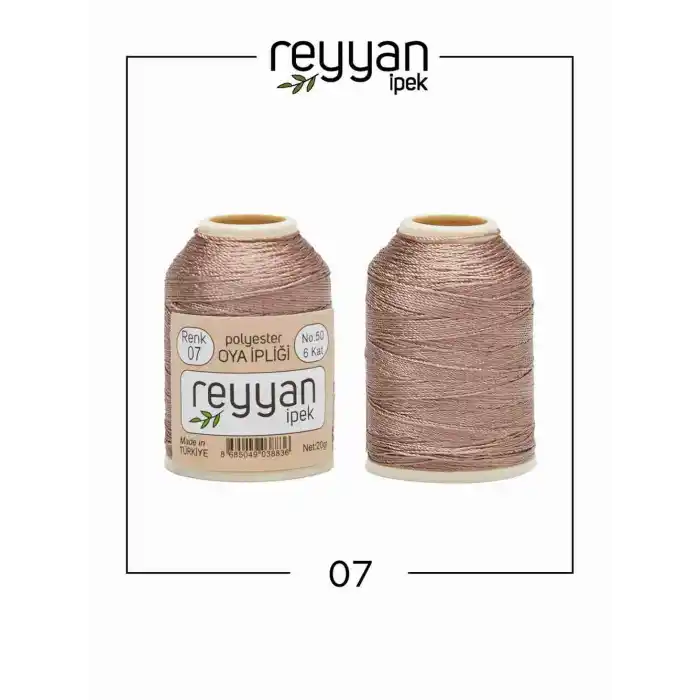 Reyyan İpek 20 gr. Polyester Oya İpi-007