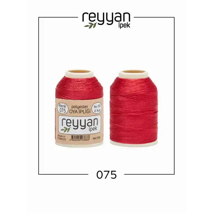 Reyyan İpek 20 gr. Polyester Oya İpi-075