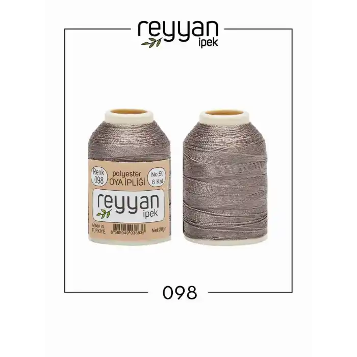 Reyyan İpek 20 gr. Polyester Oya İpi-098