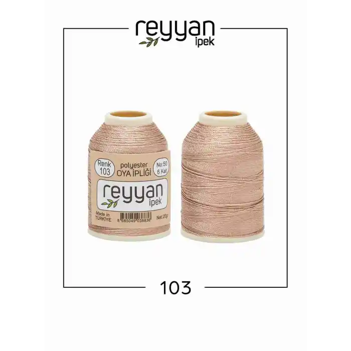 Reyyan İpek 20 gr. Polyester Oya İpi-103
