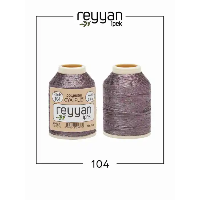 Reyyan İpek 20 gr. Polyester Oya İpi-104