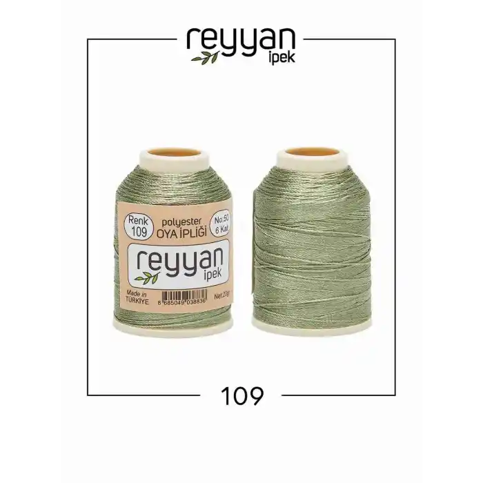 Reyyan İpek 20 gr. Polyester Oya İpi-109
