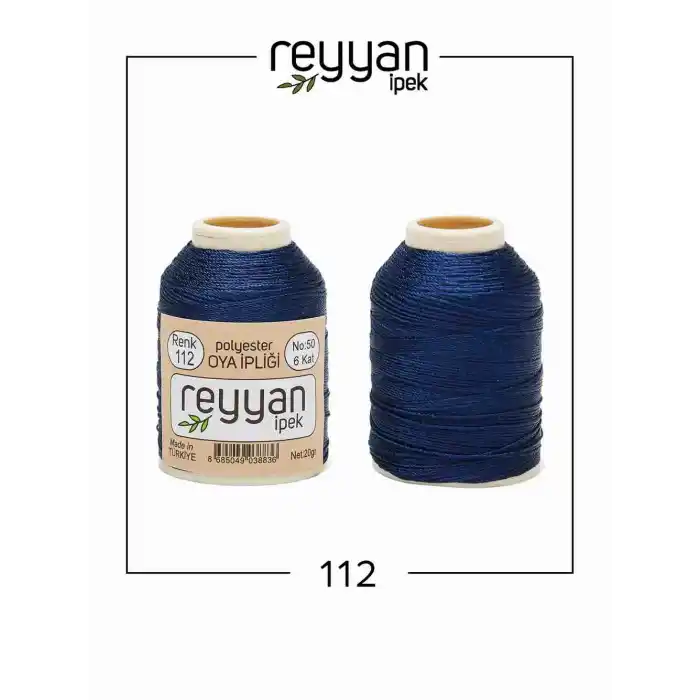 Reyyan İpek 20 gr. Polyester Oya İpi-112