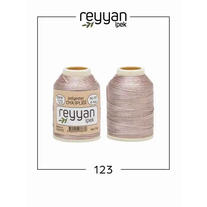 Reyyan İpek 20 gr. Polyester Oya İpi-123