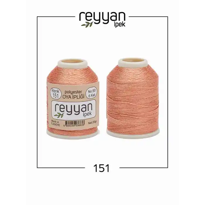 Reyyan İpek 20 gr. Polyester Oya İpi-151