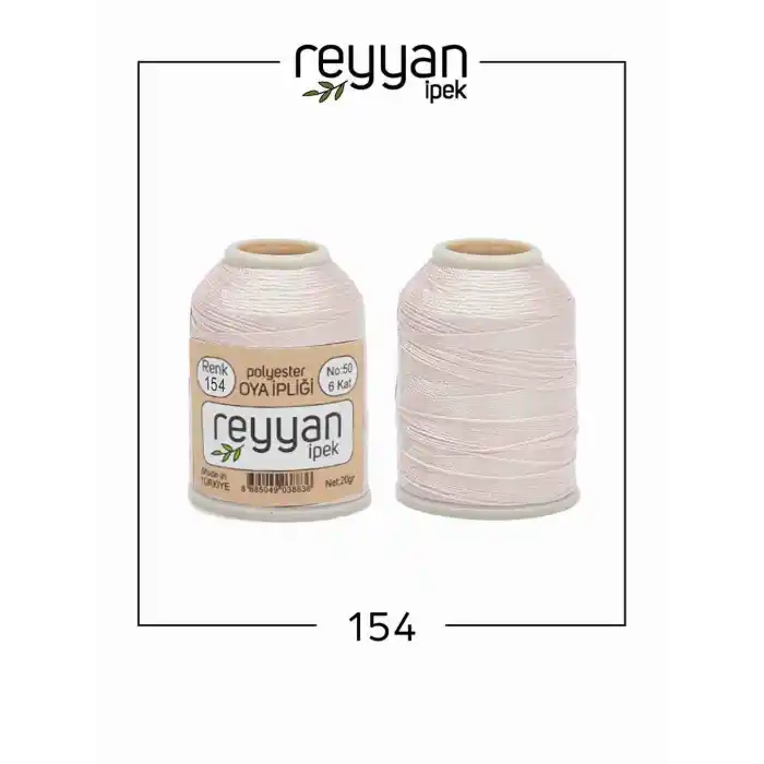 Reyyan İpek 20 gr. Polyester Oya İpi-154