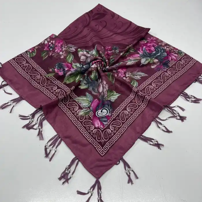 Huzurlu Püsküllü Boncuklu El İşi Yazma (pbs9807)