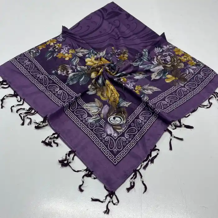 Huzurlu Püsküllü Boncuklu El İşi Yazma (pbs9815)