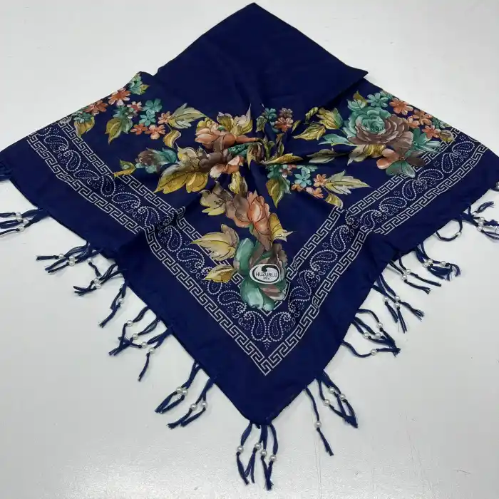 Huzurlu Püsküllü Boncuklu El İşi Yazma (pbs9817)