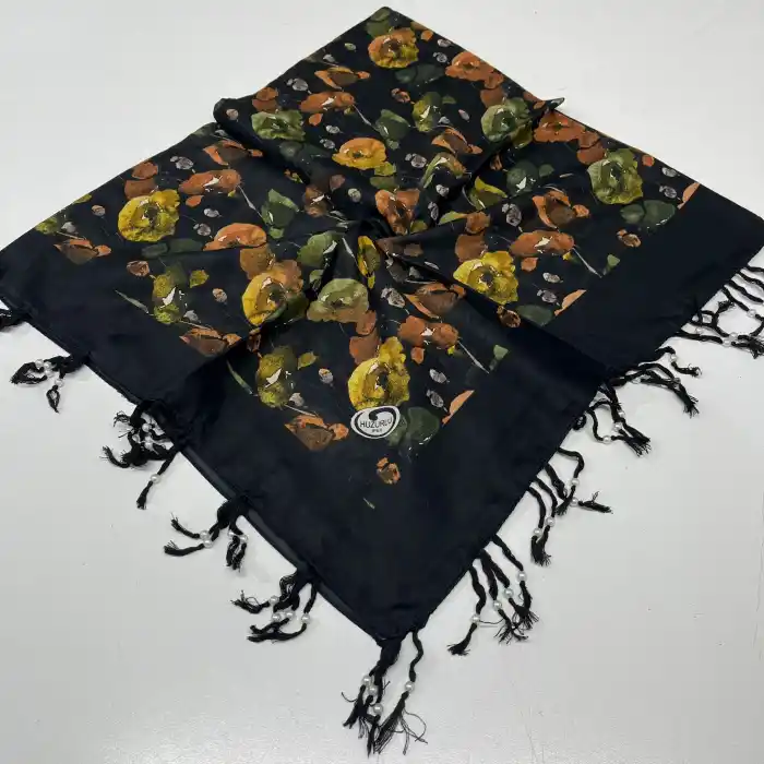 Huzurlu Püsküllü Boncuklu El İşi Yazma (pbs9709)