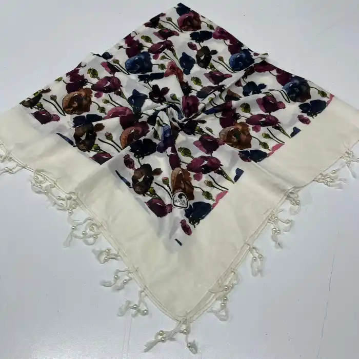 Huzurlu Püsküllü Boncuklu El İşi Yazma (pbs9711)