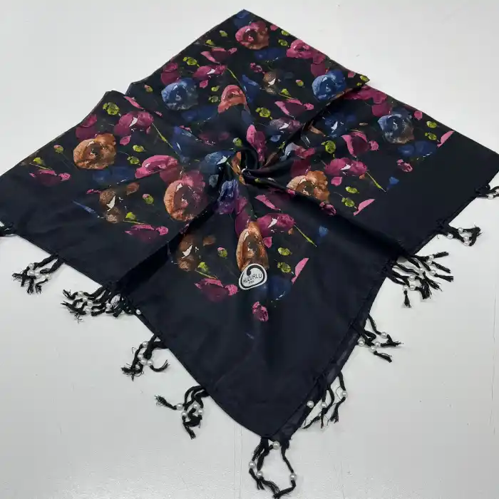 Huzurlu Püsküllü Boncuklu El İşi Yazma (pbs9713)