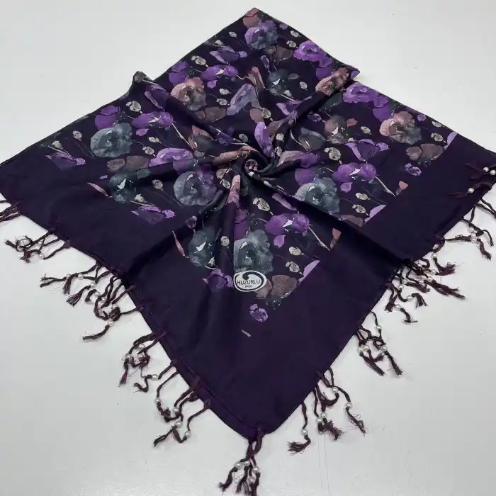 Huzurlu Püsküllü Boncuklu El İşi Yazma (pbs9716)